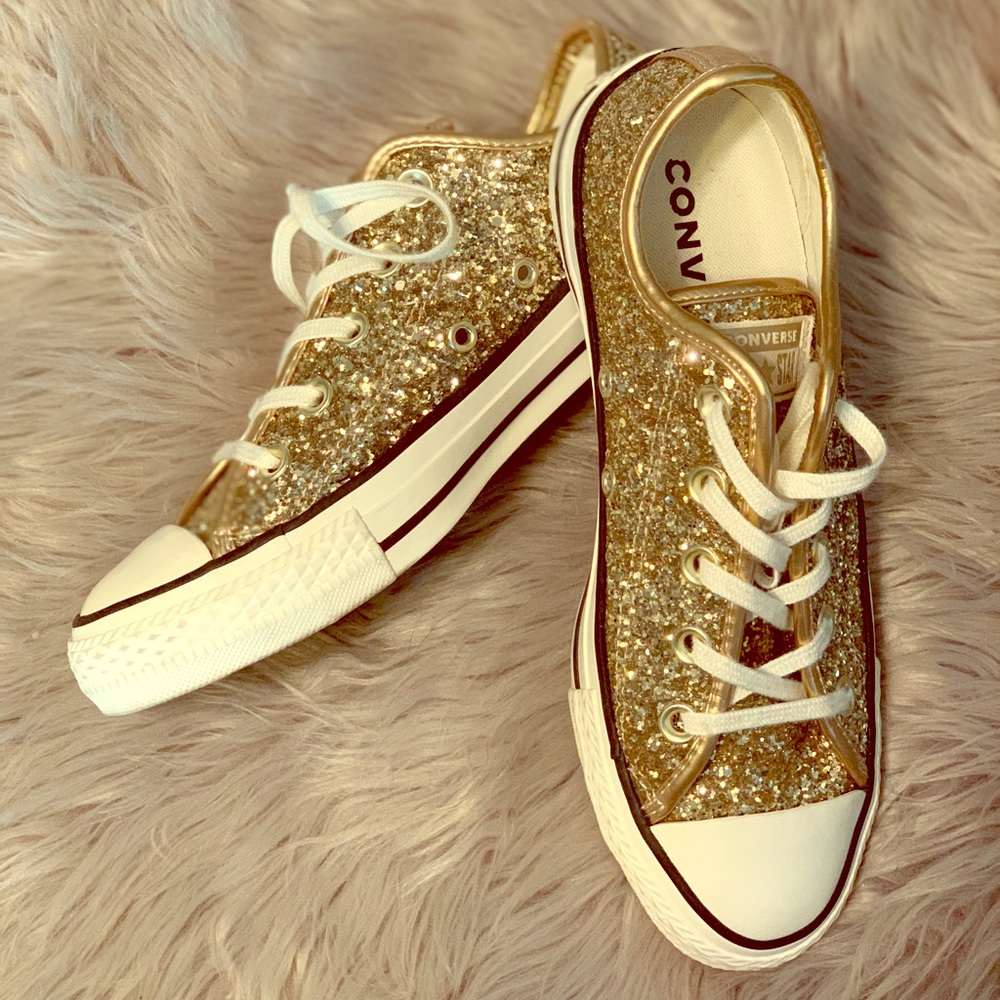 Bridal/Glitter Converse